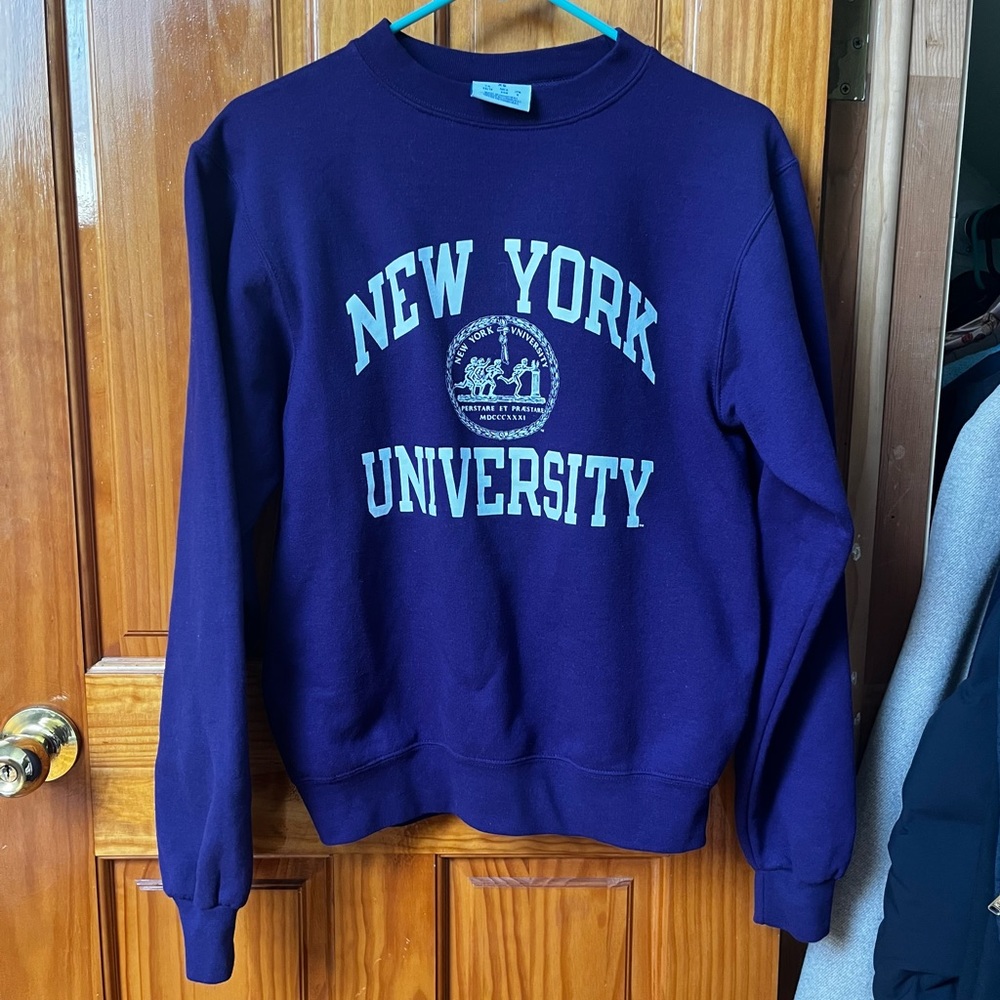 Champion New York University (NYU) Crewneck Sweatshirt